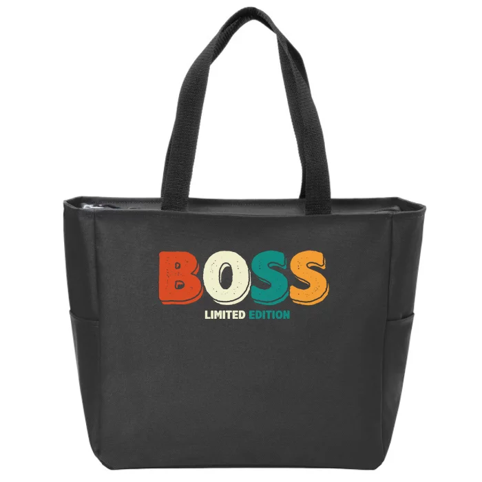 Boss Limited Edition Vintage Zip Tote Bag