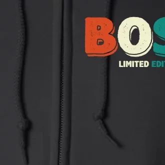 Boss Limited Edition Vintage Full Zip Hoodie