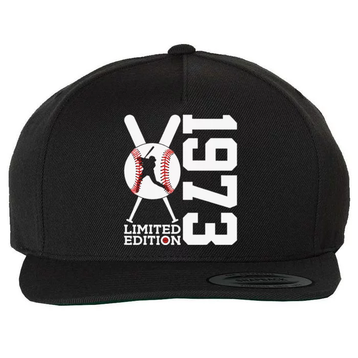 Baseball Limited Edition 1973 50th Birthday Wool Snapback Cap