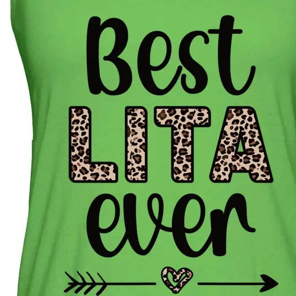 Best Lita Ever Lita Grandma Appreciation Gift Ladies Essential Flowy Tank