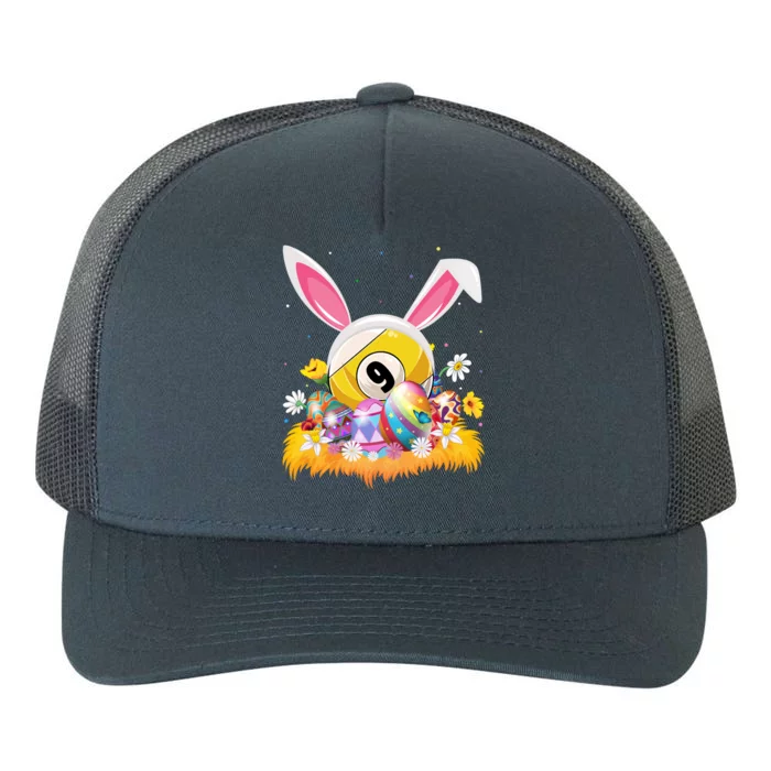 Billiards Lover Easter Egg Funny Billiards Easter Sunday Gift Yupoong Adult 5-Panel Trucker Hat