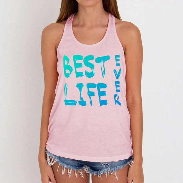 Best Life Ever For Jw JehovahS Witness Pioneer Gift Women's Knotted Racerback Tank