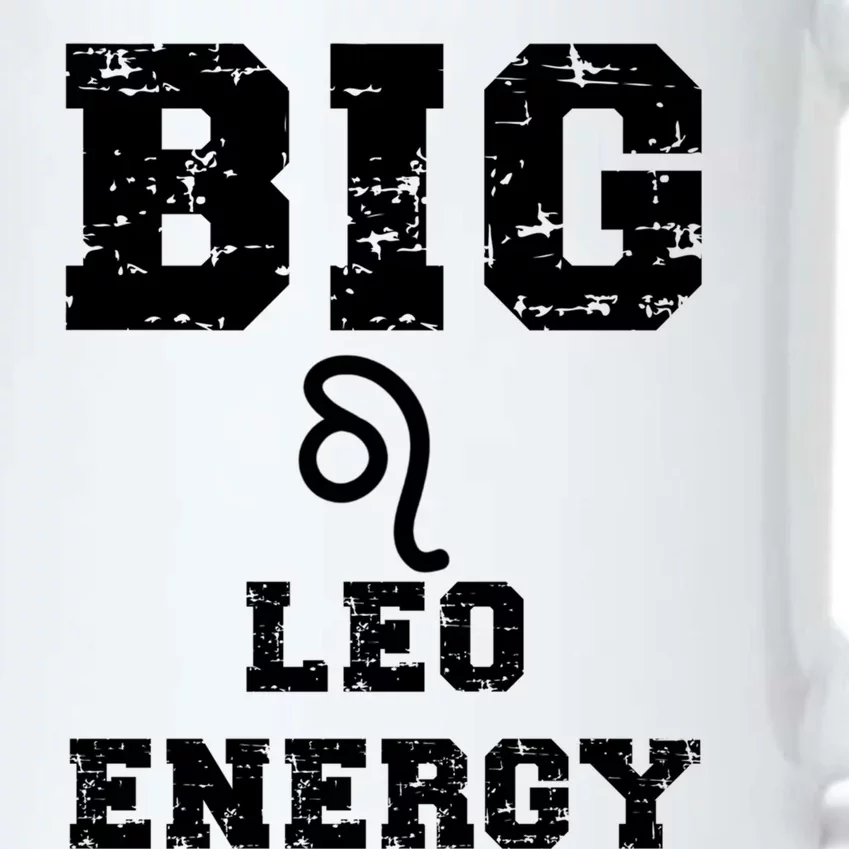 Big Leo Energy Astrology July August Birthday Zodiac Funny Gift Black Color Changing Mug