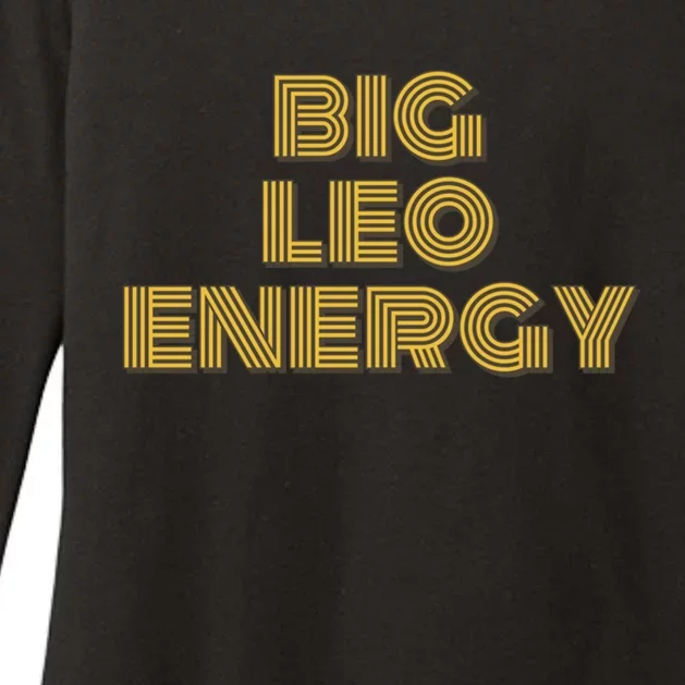 Big Leo Energy Astrology Gift Womens CVC Long Sleeve Shirt