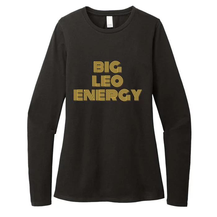 Big Leo Energy Astrology Gift Womens CVC Long Sleeve Shirt