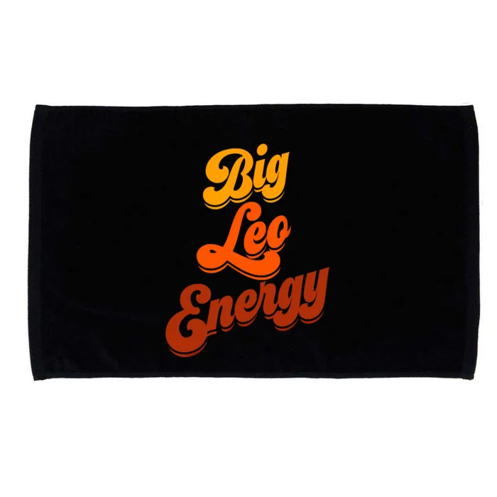 Big Leo Energy Leo Horoscope Astrology Microfiber Hand Towel