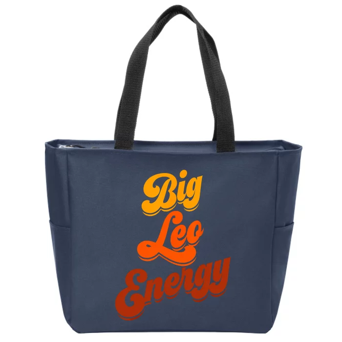 Big Leo Energy Leo Horoscope Astrology Zip Tote Bag