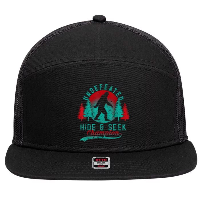 Bigfoot Limited Edition Undefeated Hide & Seek Sasquatch 7 Panel Mesh Trucker Snapback Hat