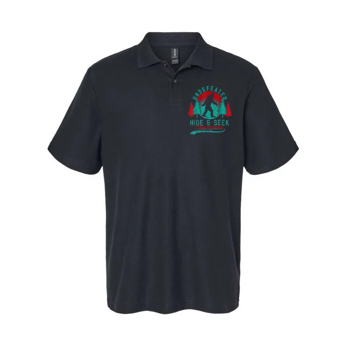 Bigfoot Limited Edition Undefeated Hide & Seek Sasquatch Softstyle Adult Sport Polo