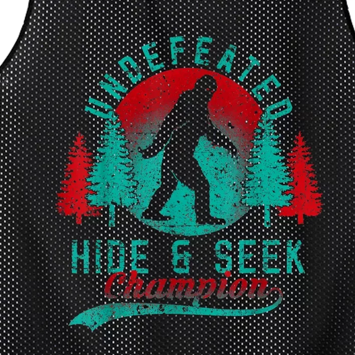 Bigfoot Limited Edition Undefeated Hide & Seek Sasquatch Mesh Reversible Basketball Jersey Tank