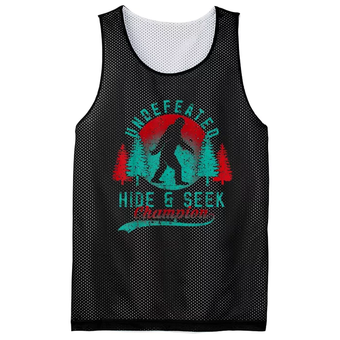 Bigfoot Limited Edition Undefeated Hide & Seek Sasquatch Mesh Reversible Basketball Jersey Tank