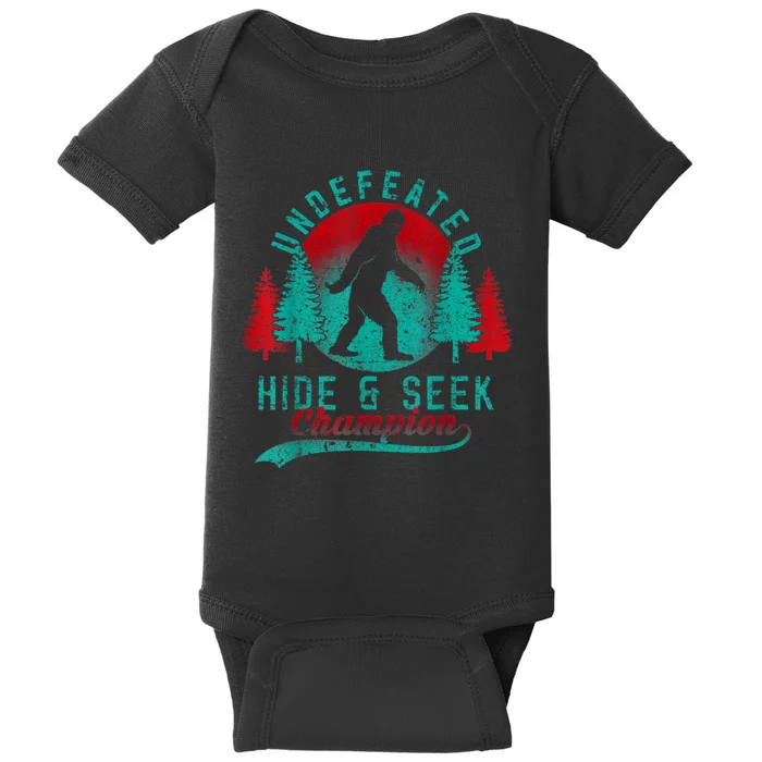 Bigfoot Limited Edition Undefeated Hide & Seek Sasquatch Baby Bodysuit