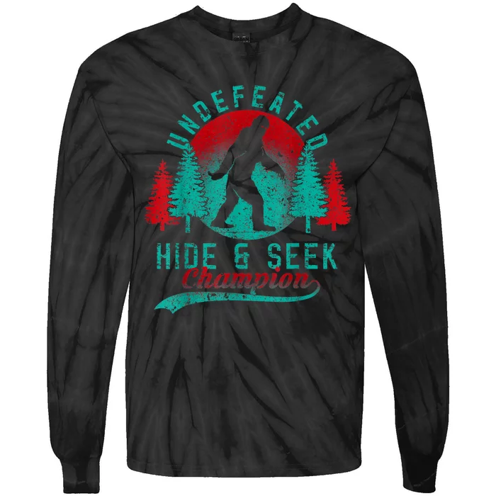 Bigfoot Limited Edition Undefeated Hide & Seek Sasquatch Tie-Dye Long Sleeve Shirt