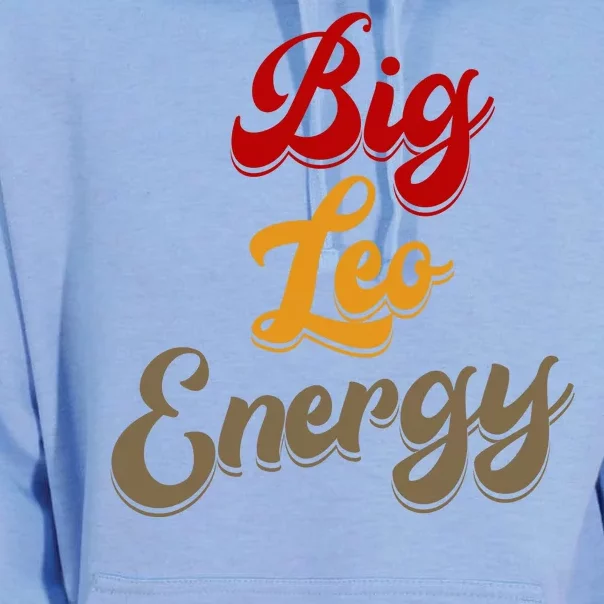 Big Leo Energy Women Horoscope Astrology Unisex Surf Hoodie