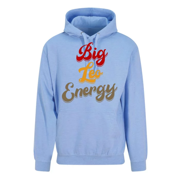 Big Leo Energy Women Horoscope Astrology Unisex Surf Hoodie