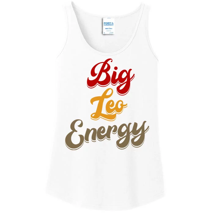 Big Leo Energy Women Horoscope Astrology Ladies Essential Tank