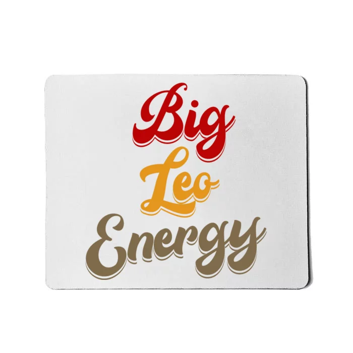 Big Leo Energy Women Horoscope Astrology Mousepad