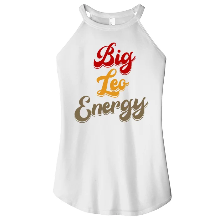 Big Leo Energy Women Horoscope Astrology Women’s Perfect Tri Rocker Tank