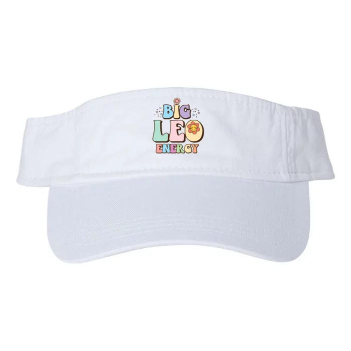 Big Leo Energy Sign Astrology Zodiac Sign July August Birthday Valucap Bio-Washed Visor