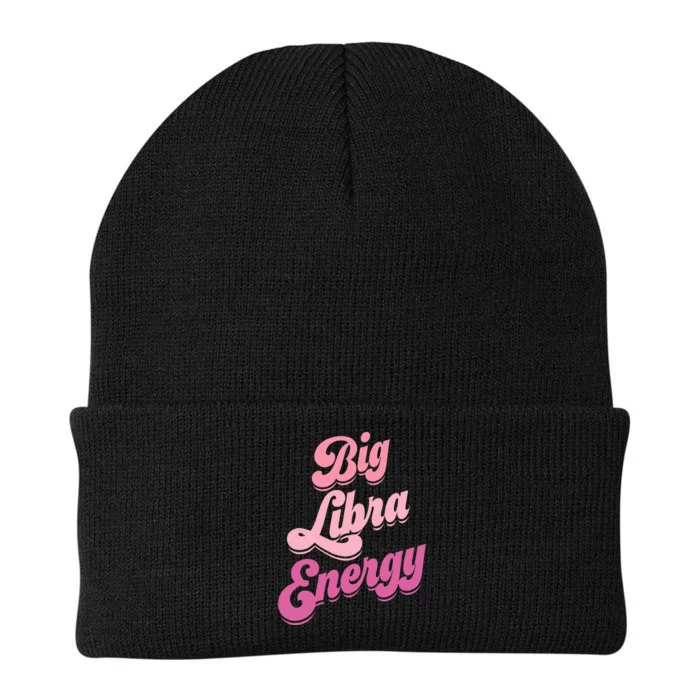 Big Libra Energy Libra Zodiac Sign Knit Cap Winter Beanie