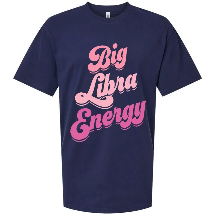 Big Libra Energy Libra Zodiac Sign Sueded Cloud Jersey T-Shirt