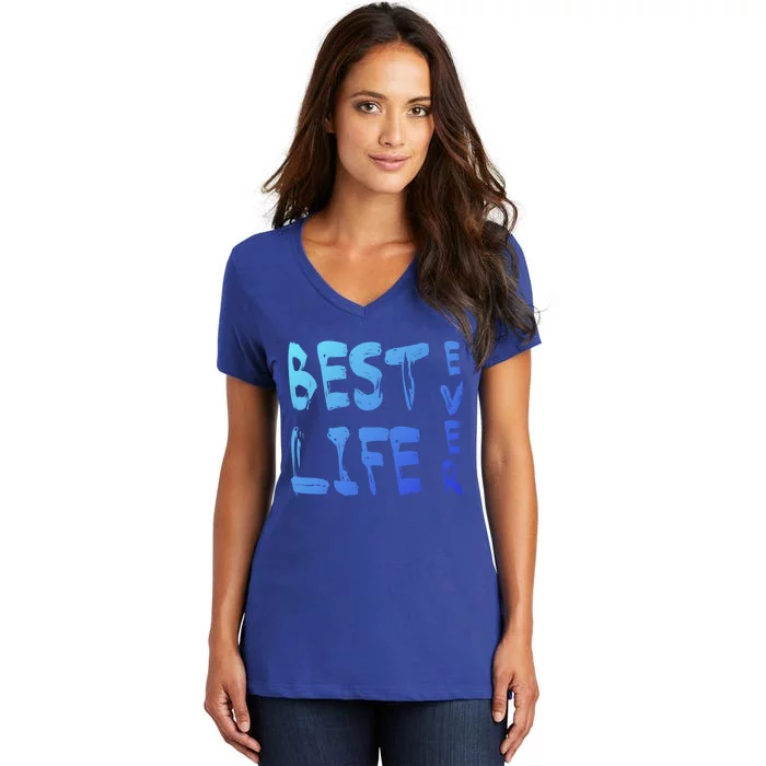 Best Life Ever For Jw JehovahS Witness Pioneer Great Gift Women's V-Neck T-Shirt