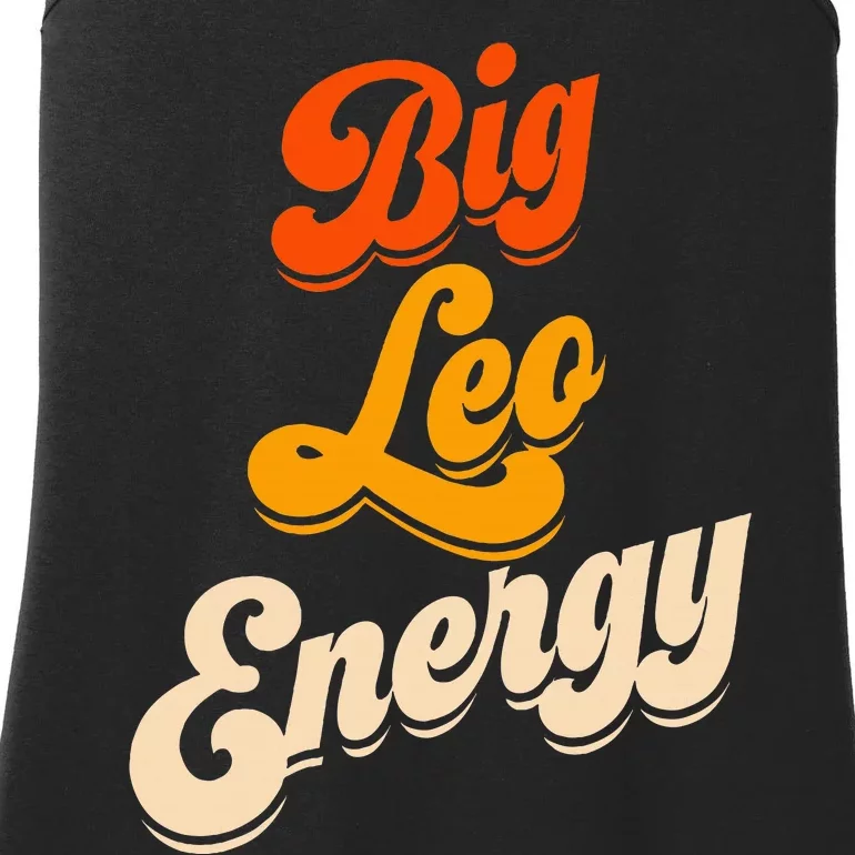 Big Leo Energy Leo Horoscope Astrology Ladies Essential Tank