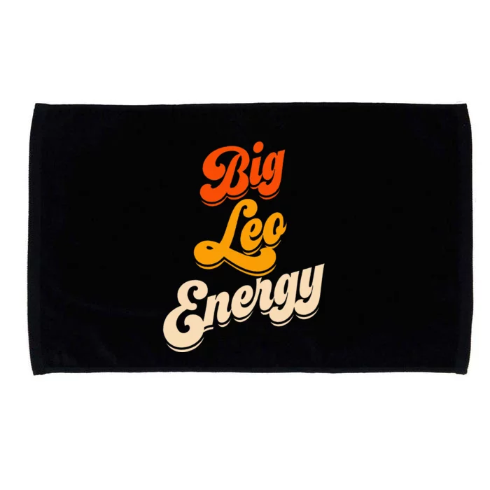 Big Leo Energy Leo Horoscope Astrology Microfiber Hand Towel