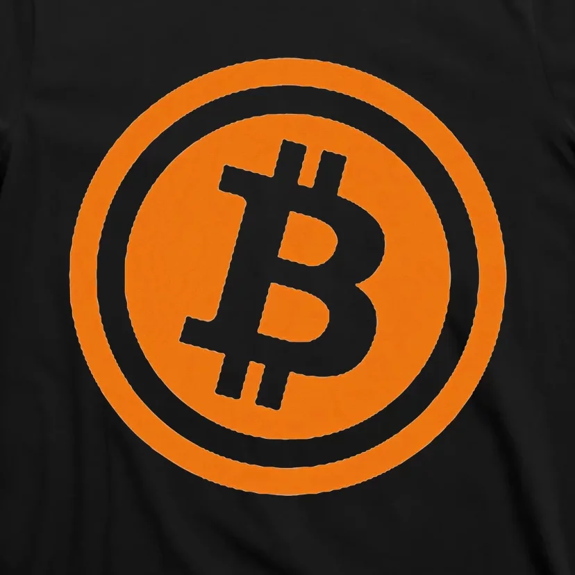 Bitcoin Logo Emblem Cryptocurrency Blockchains T-Shirt