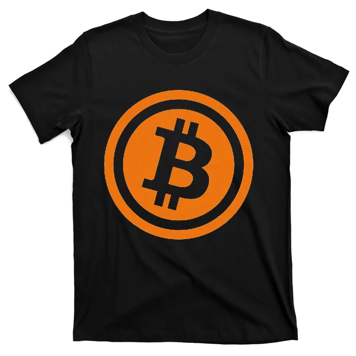 Bitcoin Logo Emblem Cryptocurrency Blockchains T-Shirt