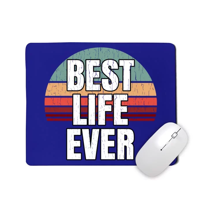 Best Life Ever Gift Vintage Retro Design Jw Broadcasting Great Gift Mousepad