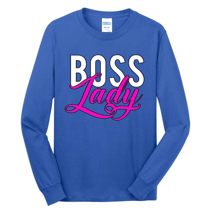 Boss Lady Entrepreneur Business Saying Cute Gift Tall Long Sleeve T-Shirt