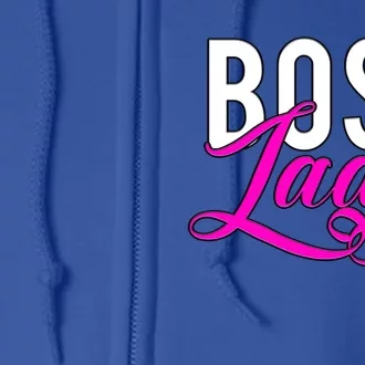 Boss Lady Entrepreneur Business Saying Cute Gift Full Zip Hoodie