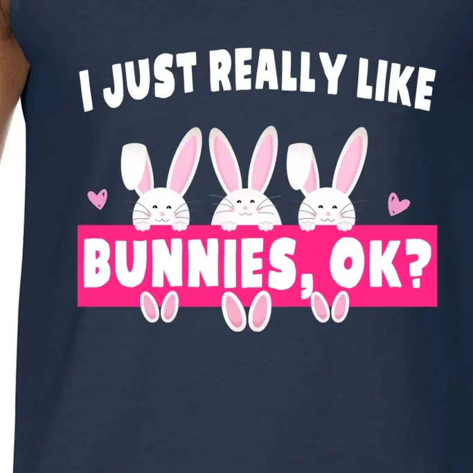 Bunny Lover Easter Mom Cute Bunnies Great Gift Comfort Colors® Tank Top