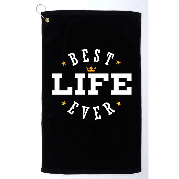 Best Life Ever Gift Platinum Collection Golf Towel