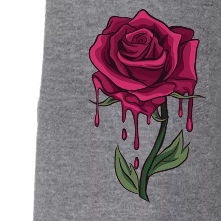 Bleeding Rose Doggie 3-End Fleece Hoodie