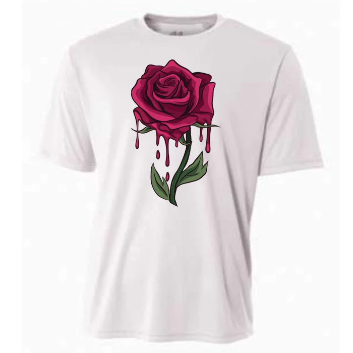 Bleeding Rose Cooling Performance Crew T-Shirt