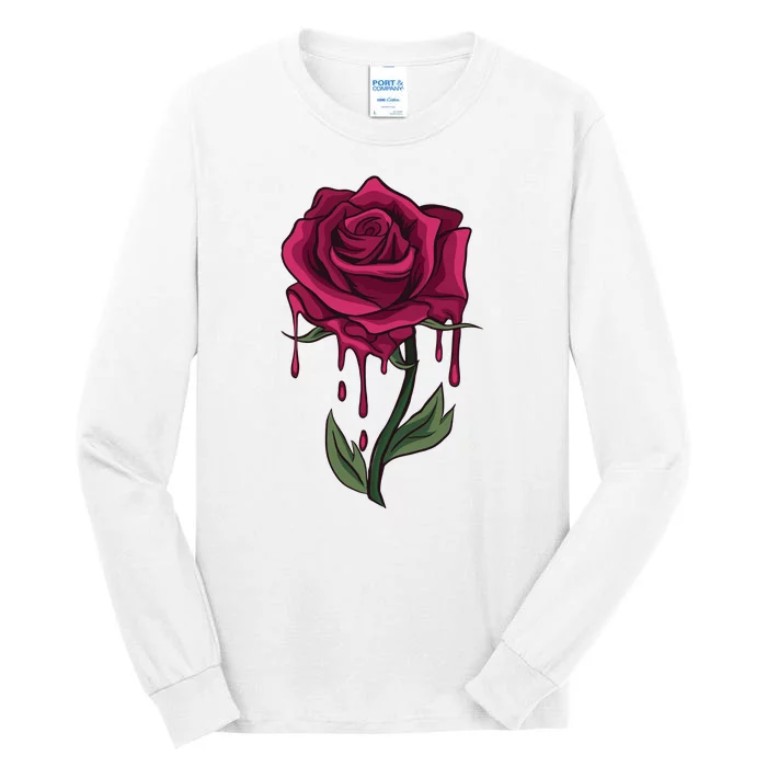 Bleeding Rose Tall Long Sleeve T-Shirt