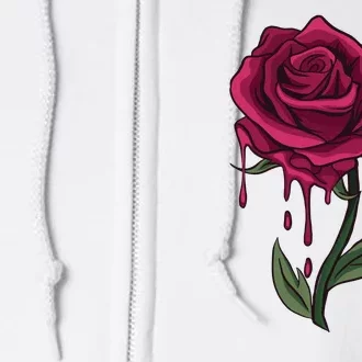 Bleeding Rose Full Zip Hoodie