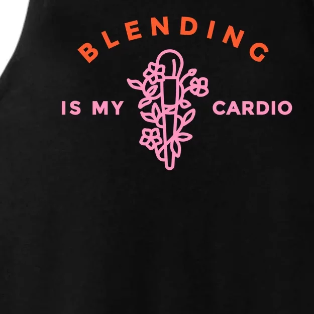 Blending Is My Cardio Ladies Tri-Blend Wicking Tank