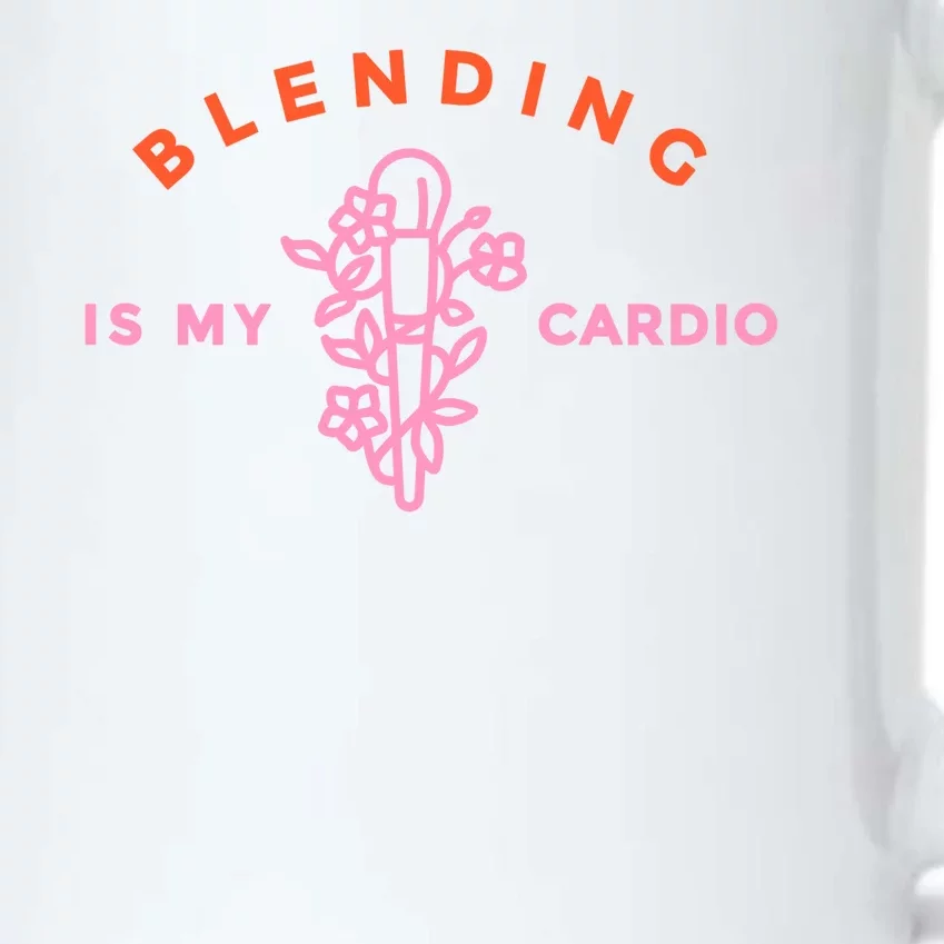 Blending Is My Cardio Black Color Changing Mug