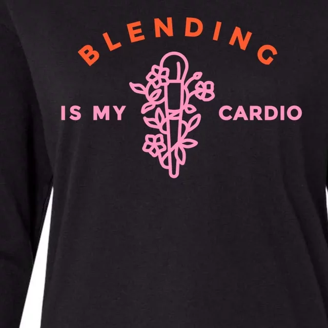 Blending Is My Cardio Womens Cotton Relaxed Long Sleeve T-Shirt