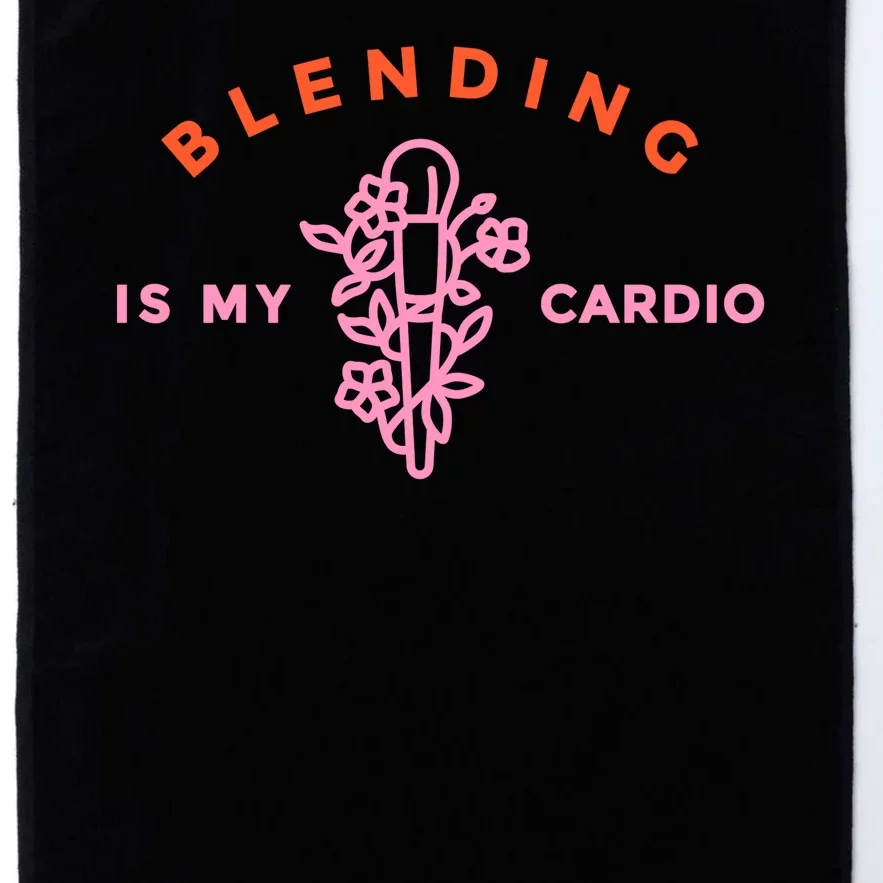 Blending Is My Cardio Platinum Collection Golf Towel