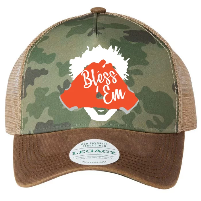 Bless 'Em Browns Football Saying Legacy Tie Dye Trucker Hat