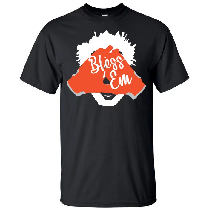 Bless 'Em Browns Football Saying Tall T-Shirt