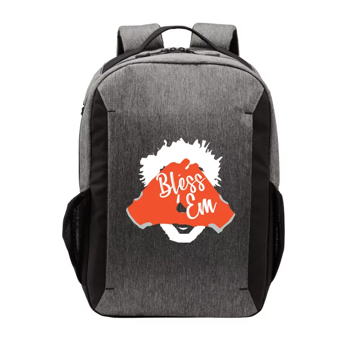 Bless 'Em Browns Football Saying Vector Backpack