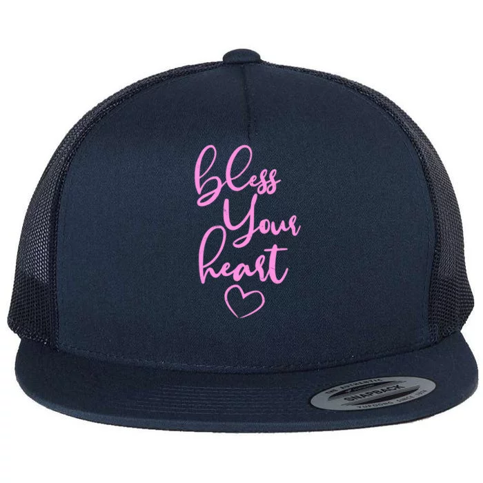 Bless Your Heart Southern Saying Flat Bill Trucker Hat