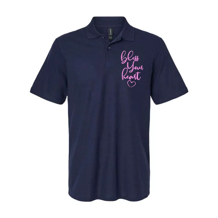 Bless Your Heart Southern Saying Softstyle Adult Sport Polo