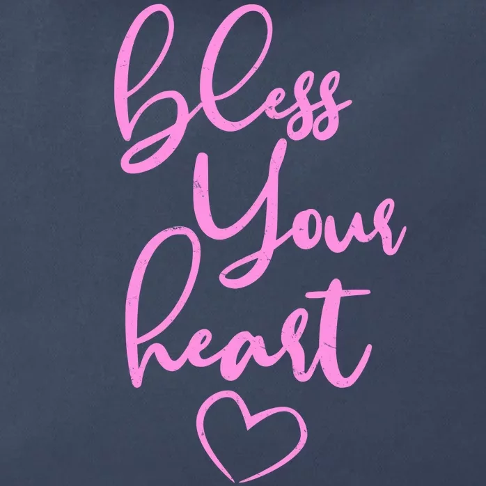 Bless Your Heart Southern Saying Zip Tote Bag