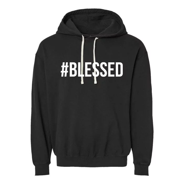 #Blessed Garment-Dyed Fleece Hoodie